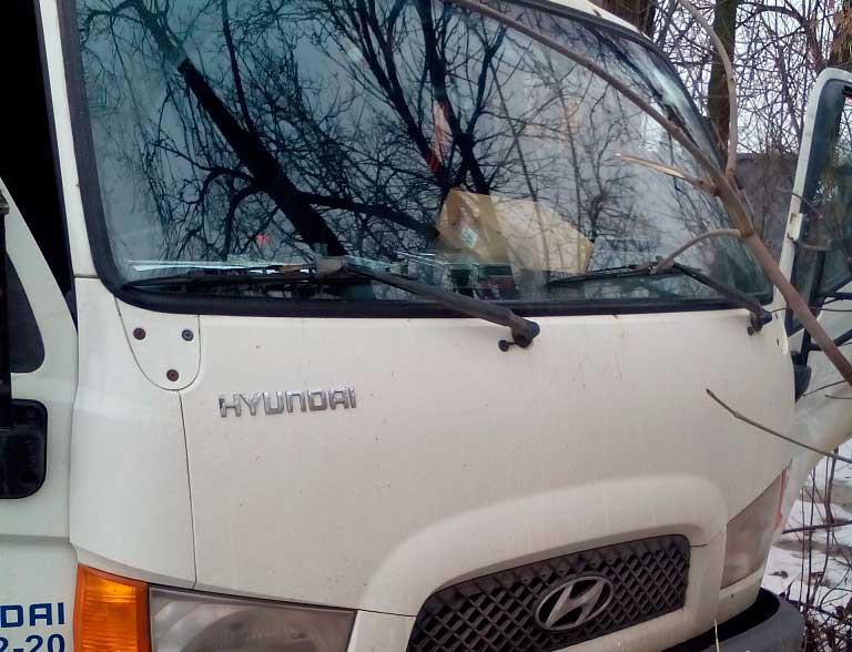 Установка  на Фургон Hyundai HD 65. 2010 г.в.